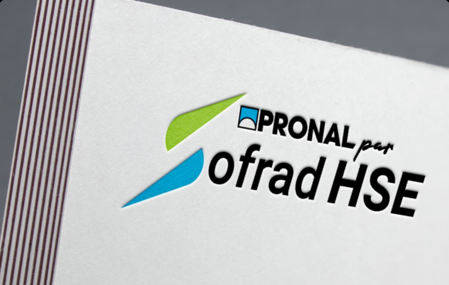 Réalisation d’un logo pour la société Sofrad hse by pronal